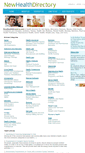 Mobile Screenshot of newhealthdirectory.com
